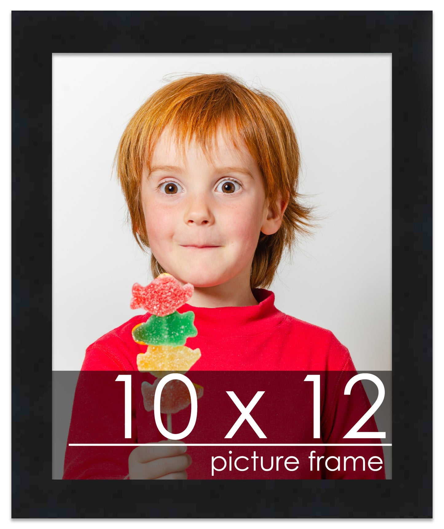 Contemporary Black Wood Picture Frame