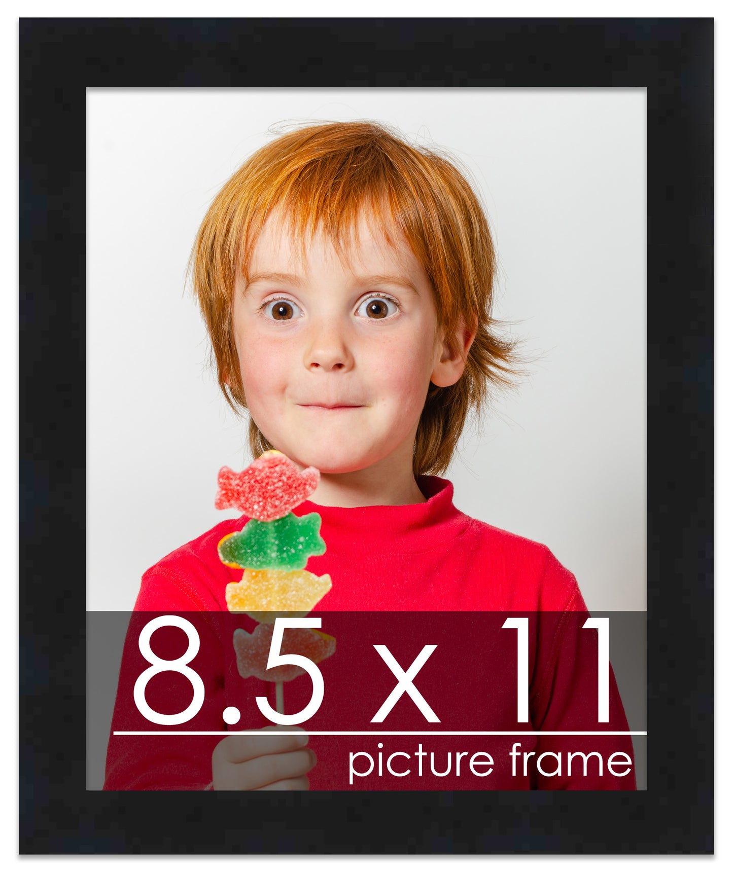 Contemporary Black Wood Picture Frame