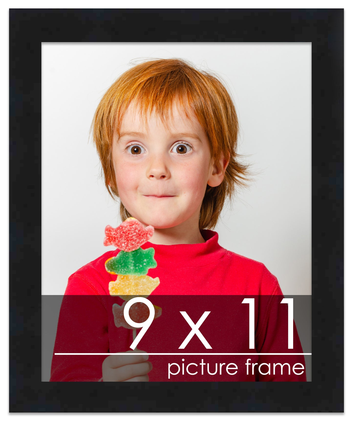 Contemporary Black Wood Picture Frame