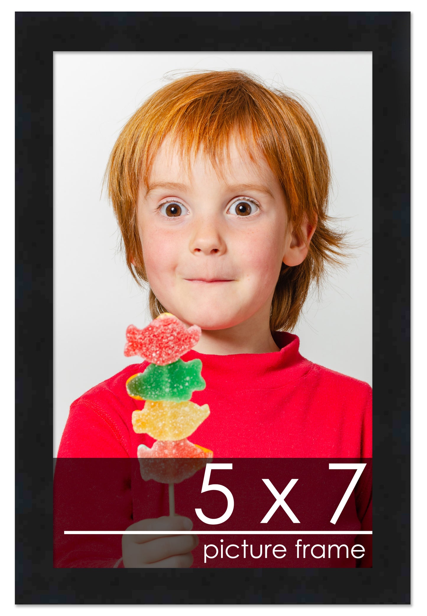Contemporary Black Wood Picture Frame