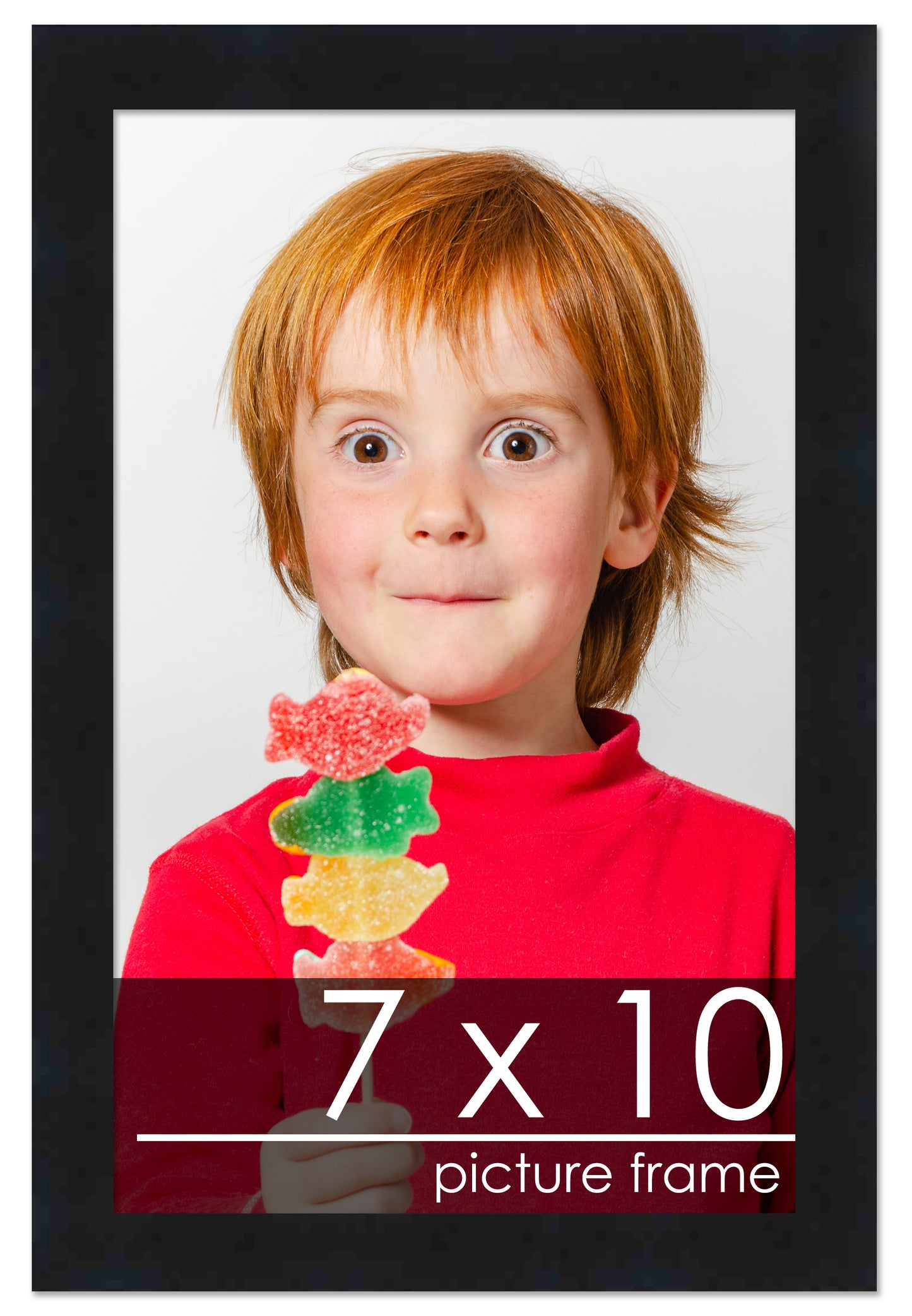 Contemporary Black Wood Picture Frame