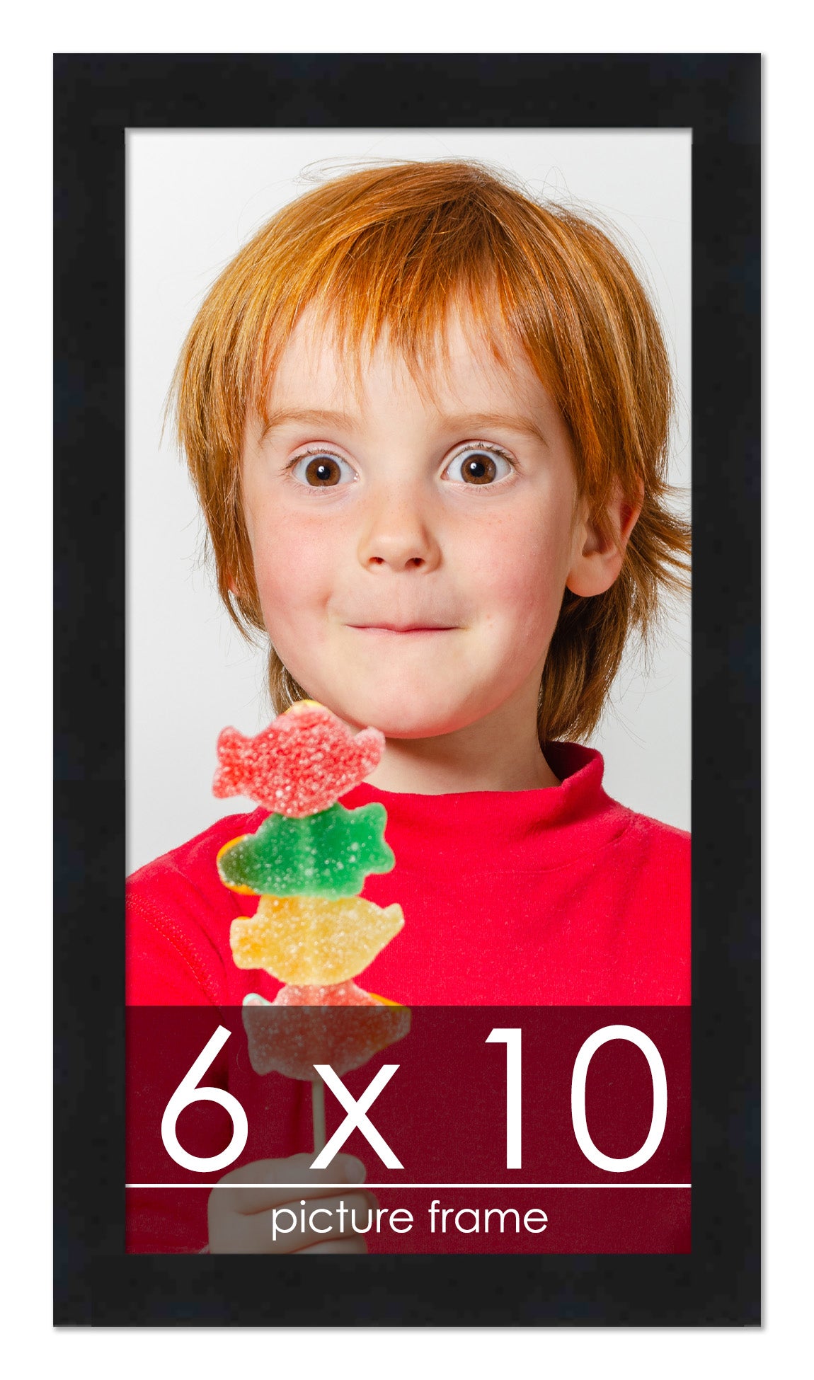 Contemporary Black Wood Picture Frame