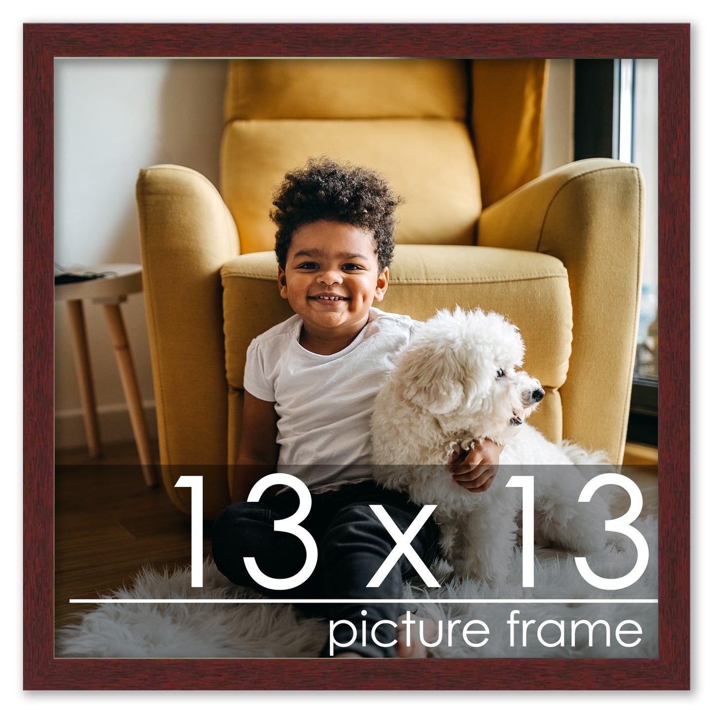Traditional Mahogany Wood Picture Frame
