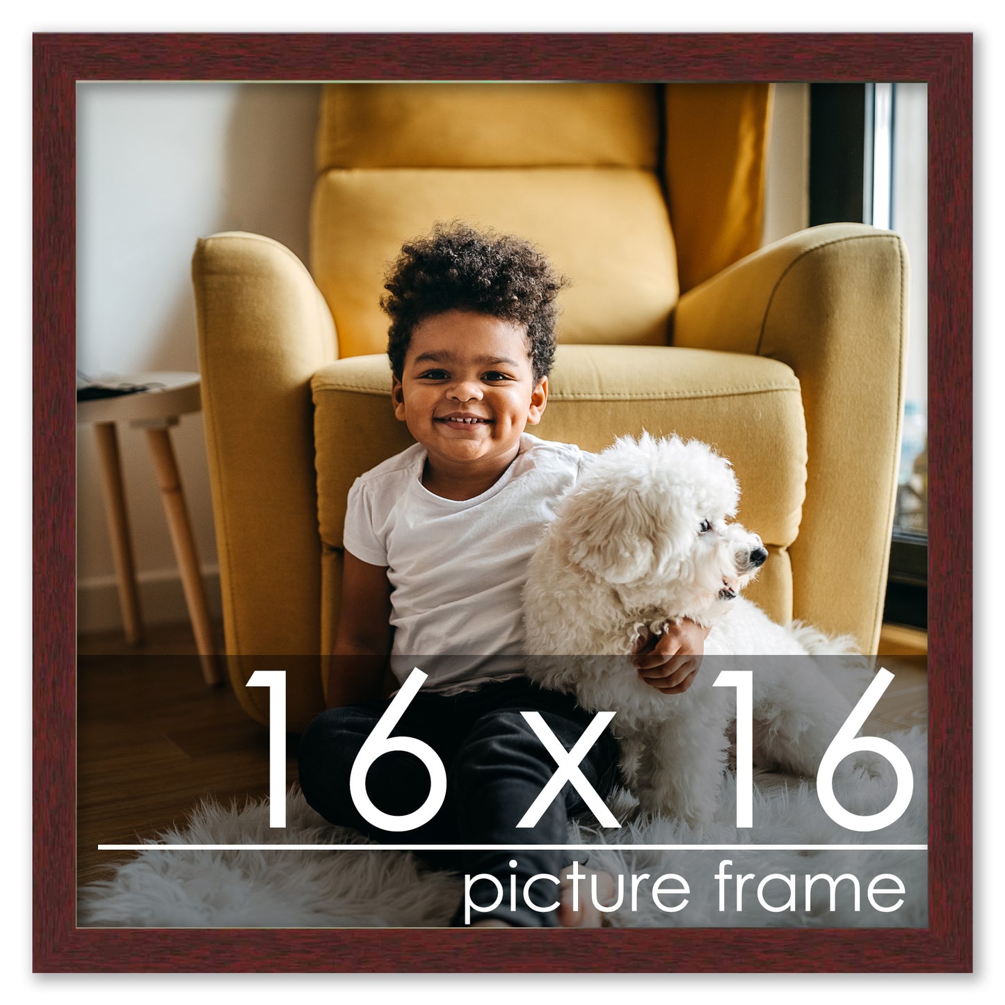 Traditional Mahogany Wood Picture Frame