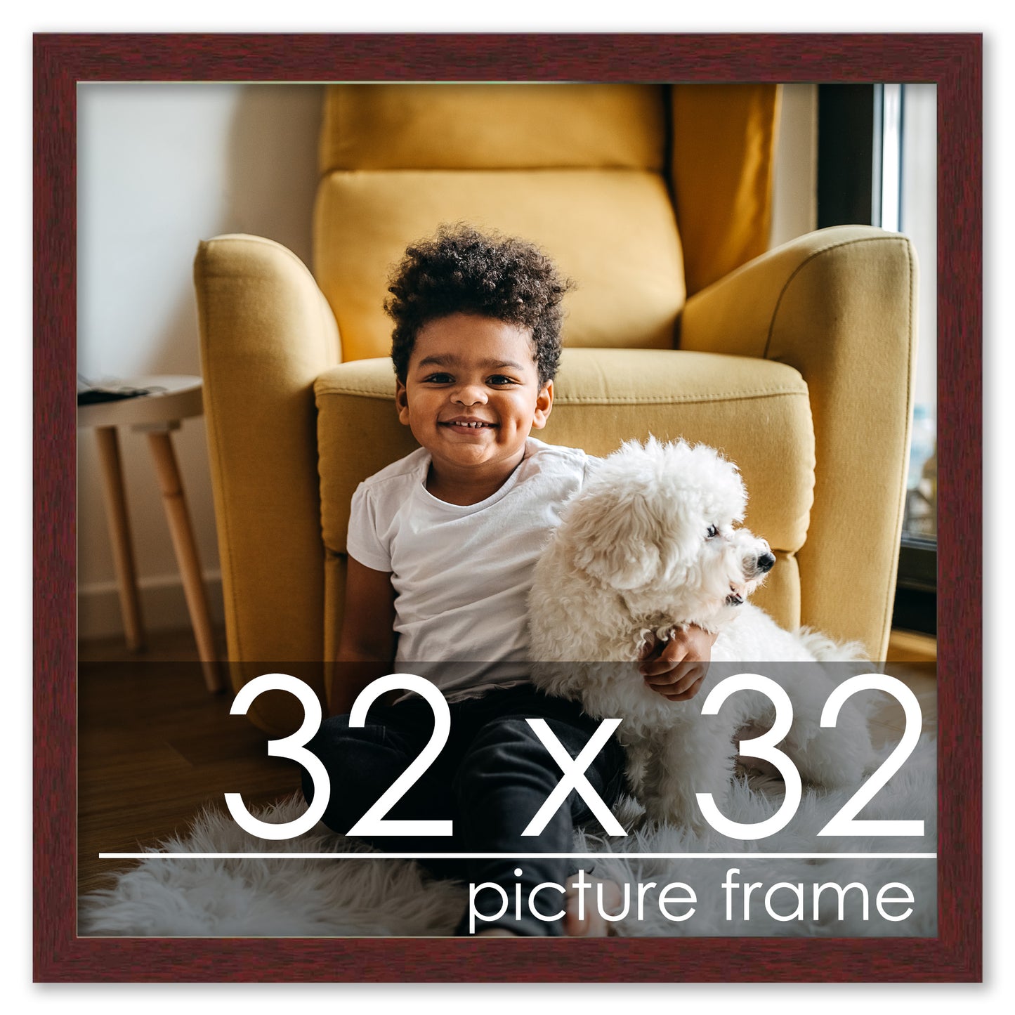 Traditional Mahogany Wood Picture Frame