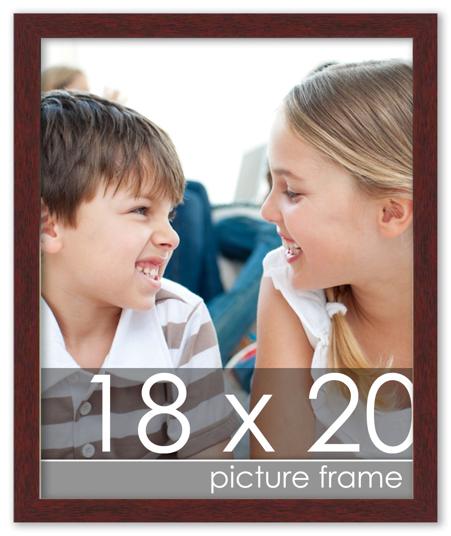 Traditional Mahogany Wood Picture Frame