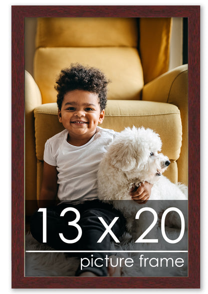 Traditional Mahogany Wood Picture Frame