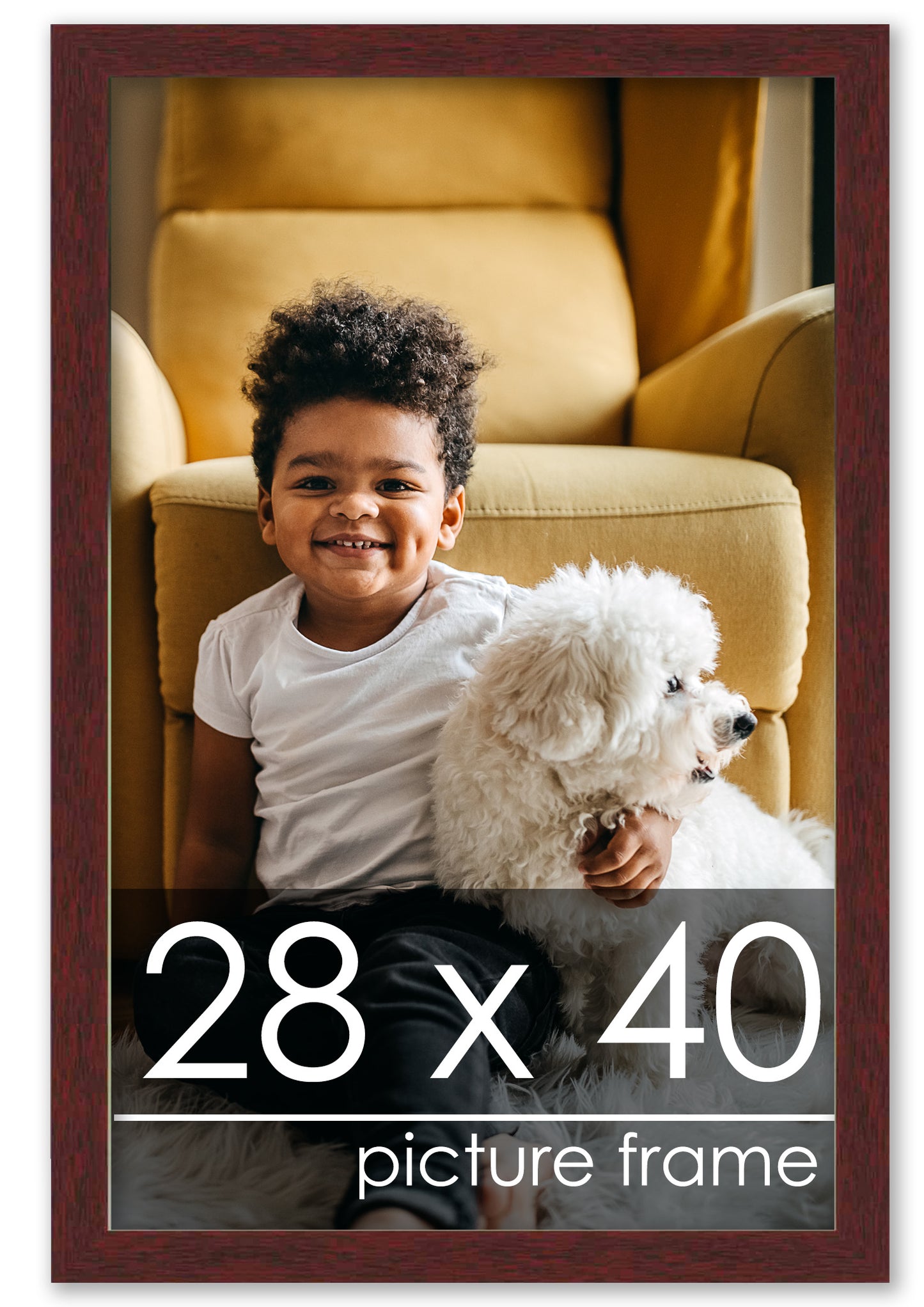 Traditional Mahogany Wood Picture Frame