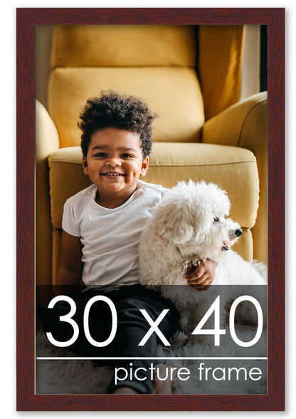 Traditional Mahogany Wood Picture Frame