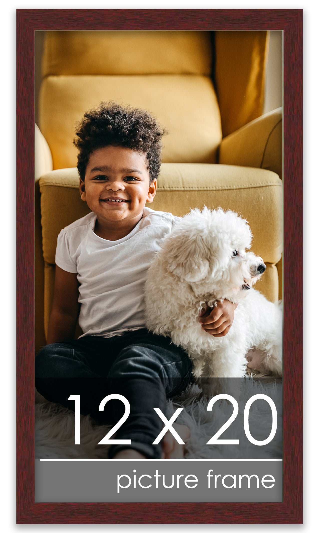 Traditional Mahogany Wood Picture Frame