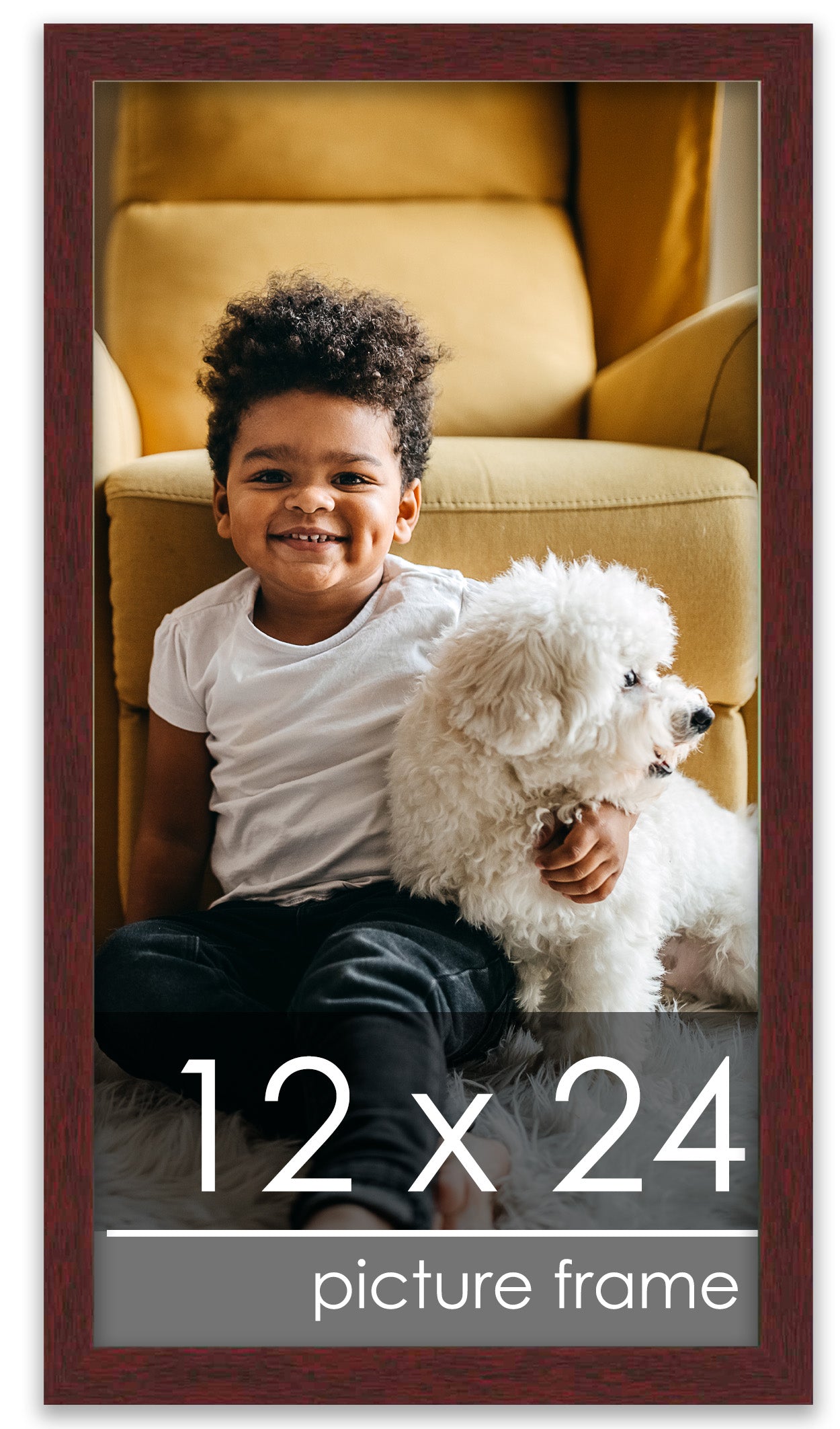 Traditional Mahogany Wood Picture Frame