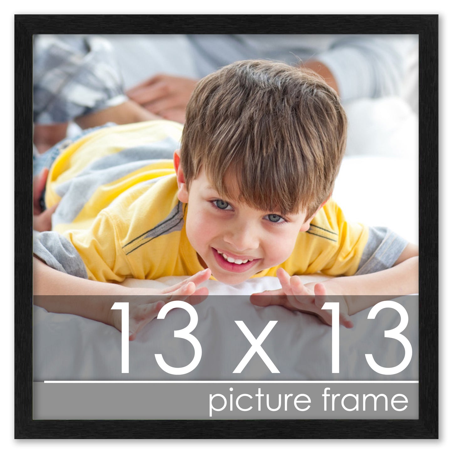 Traditional Black Wood Picture Frame