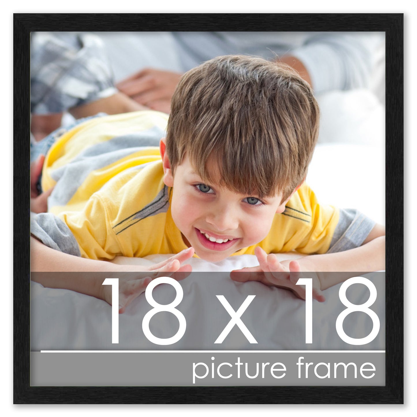 Traditional Black Wood Picture Frame