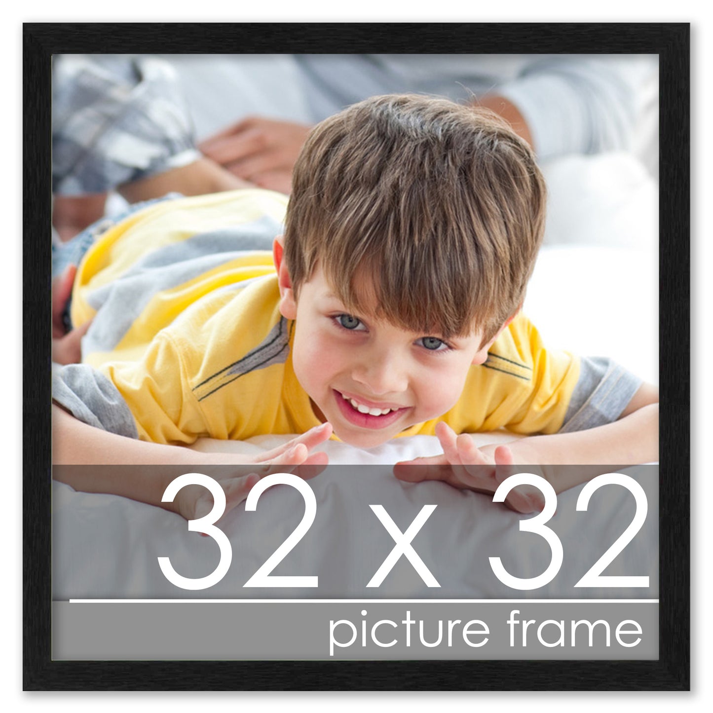Traditional Black Wood Picture Frame