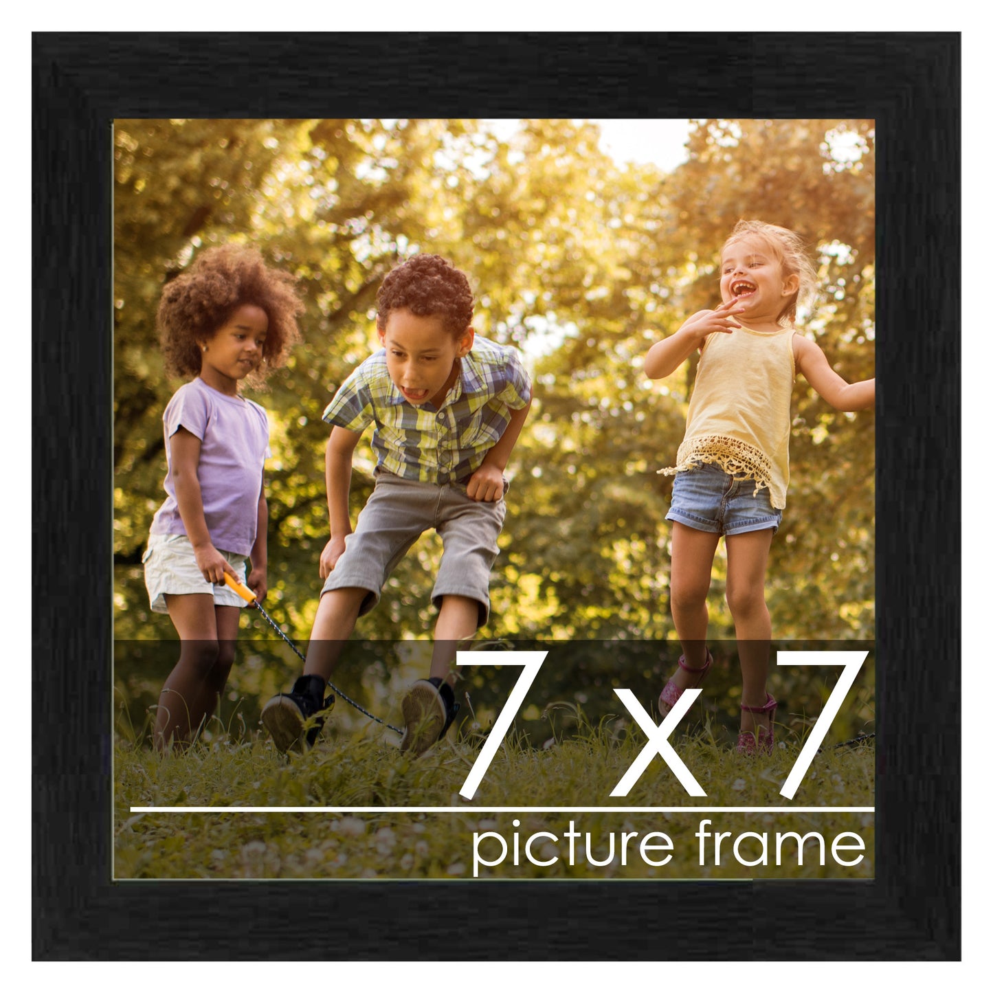 Traditional Black Wood Picture Frame