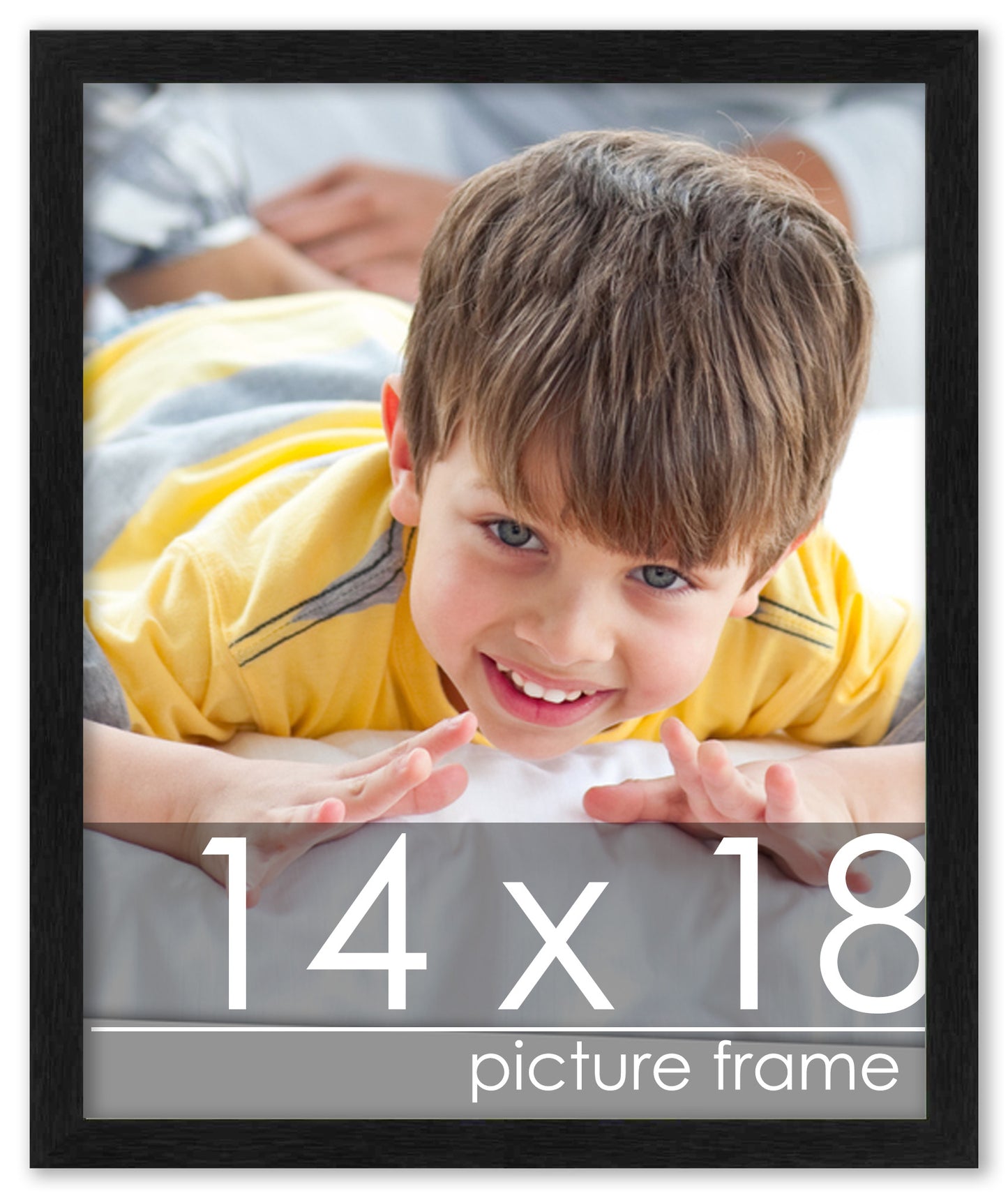 Traditional Black Wood Picture Frame