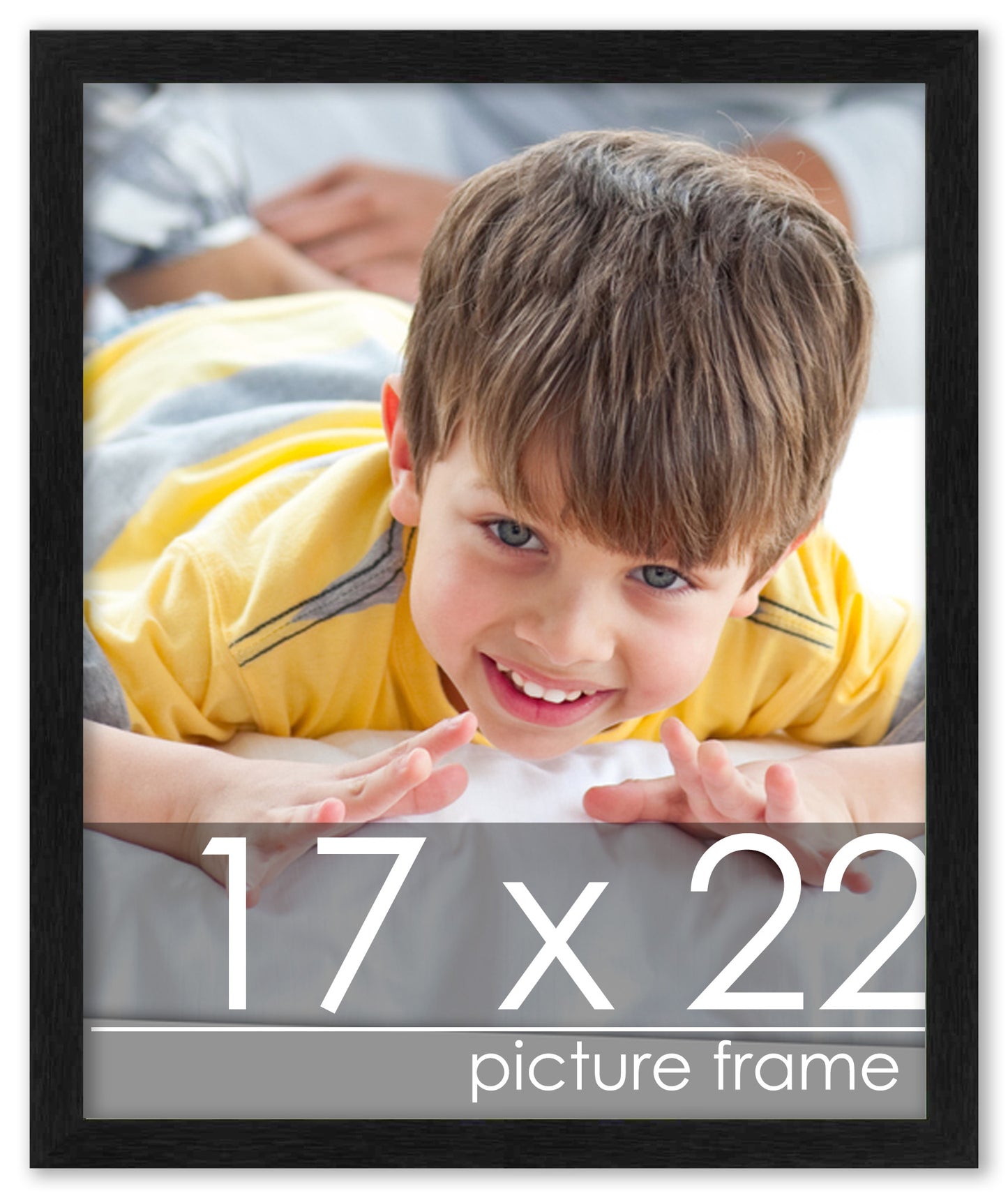 Traditional Black Wood Picture Frame