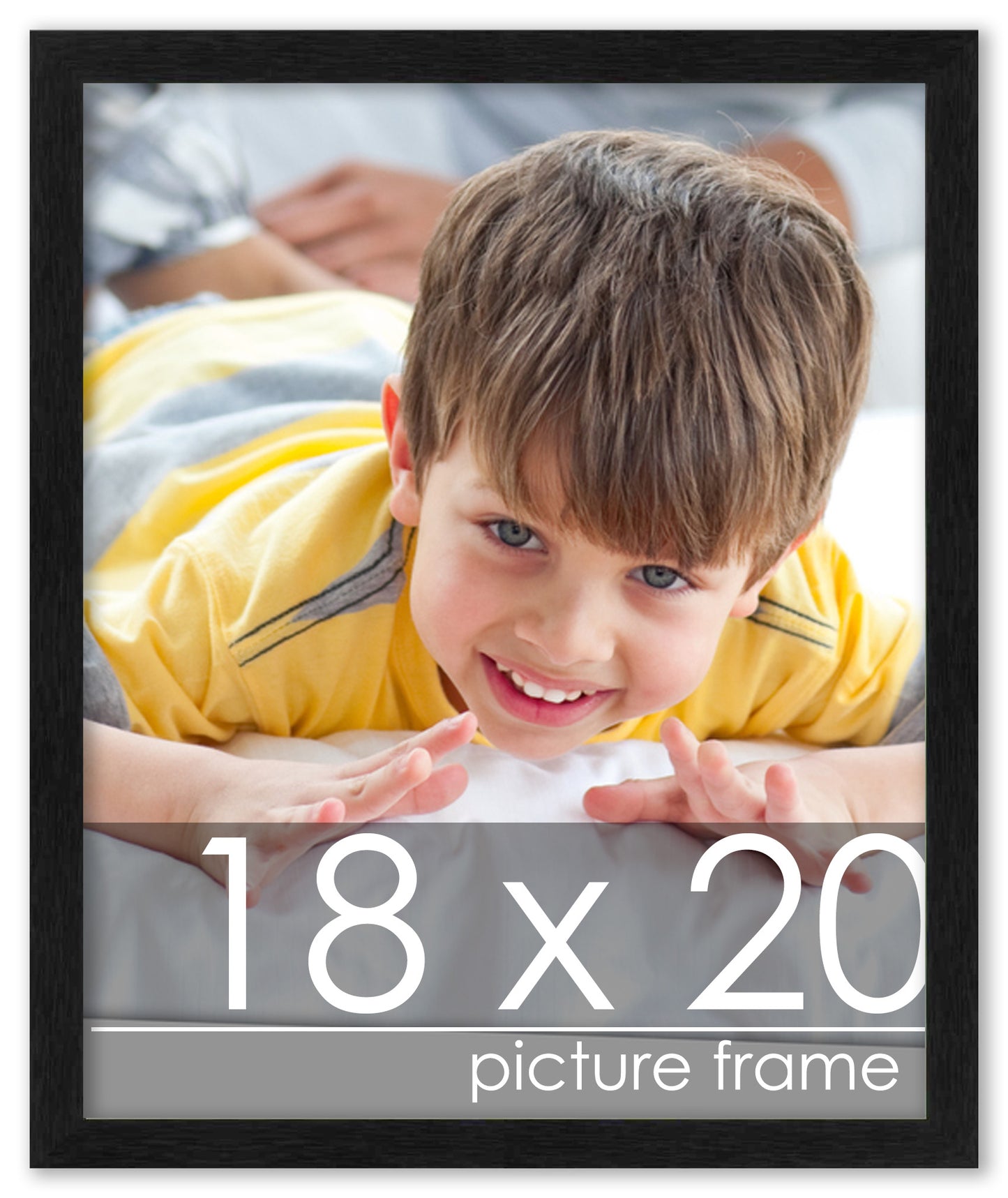 Traditional Black Wood Picture Frame