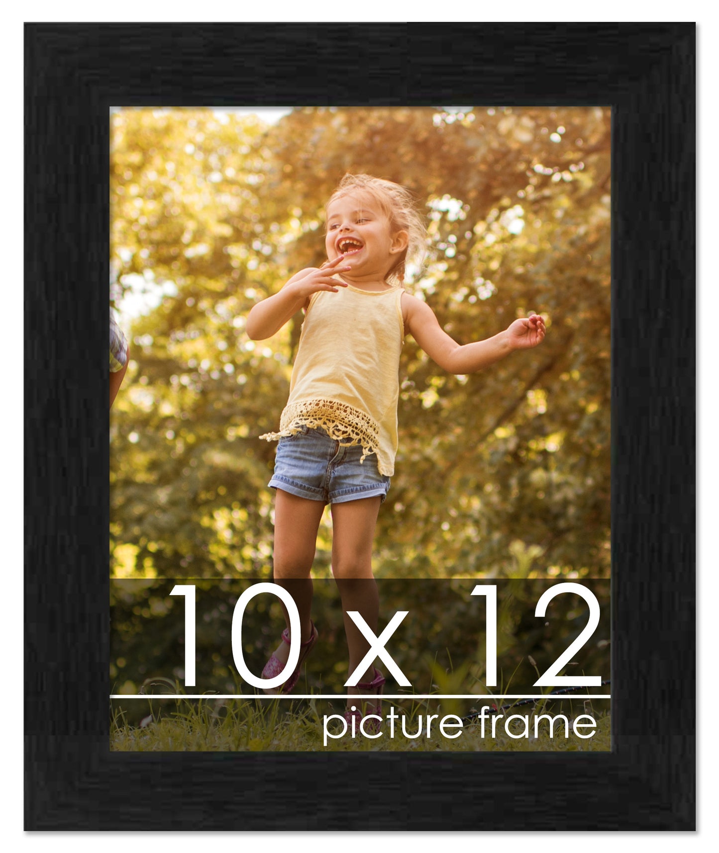 Traditional Black Wood Picture Frame