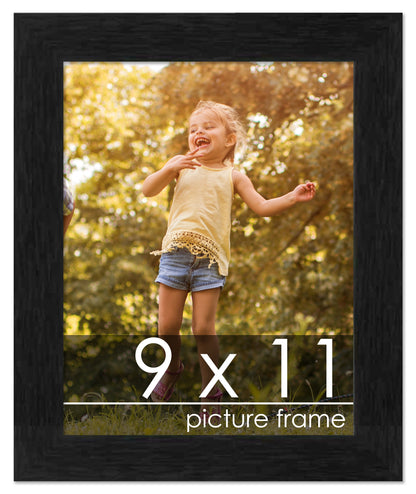 Traditional Black Wood Picture Frame