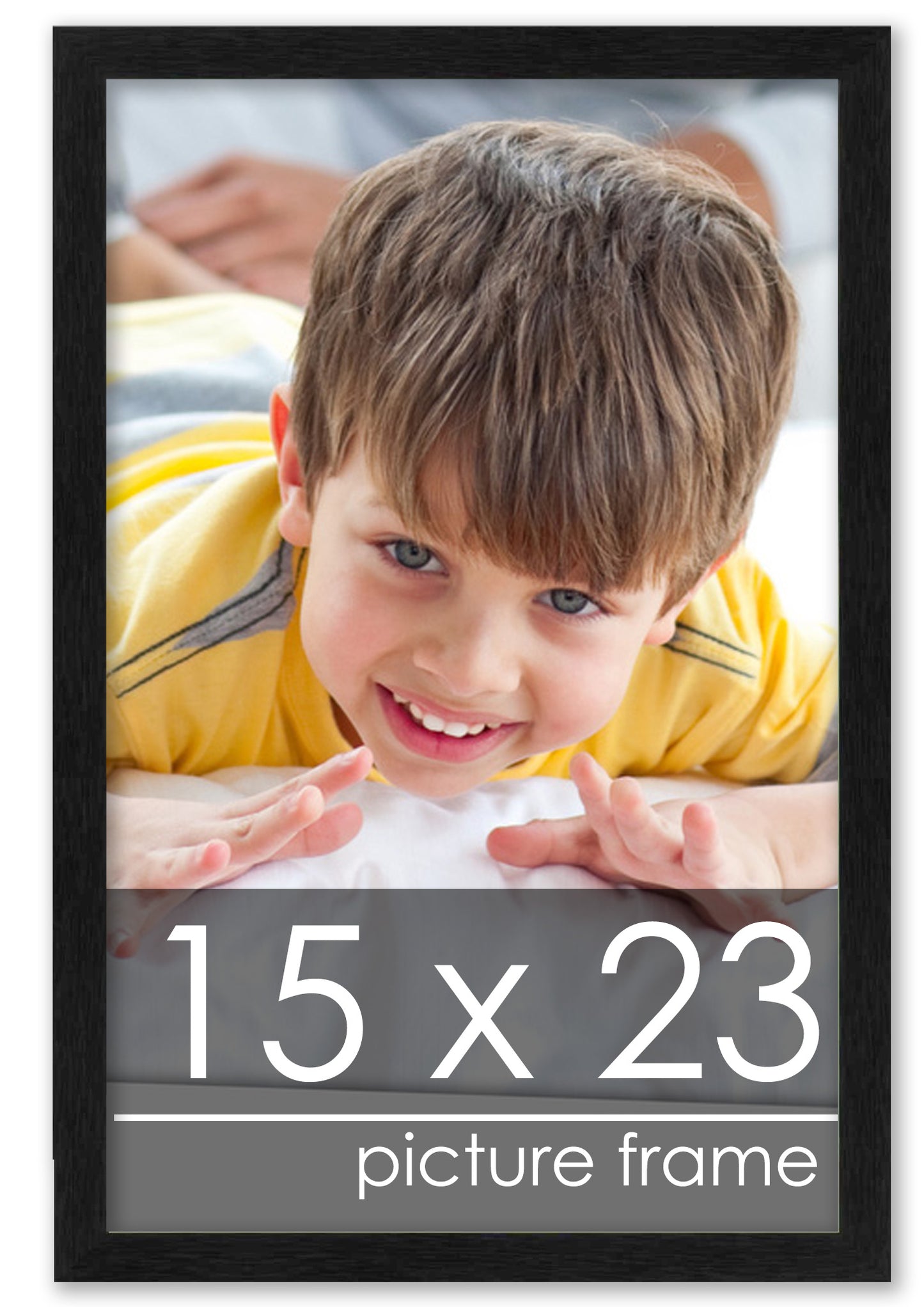 Traditional Black Wood Picture Frame