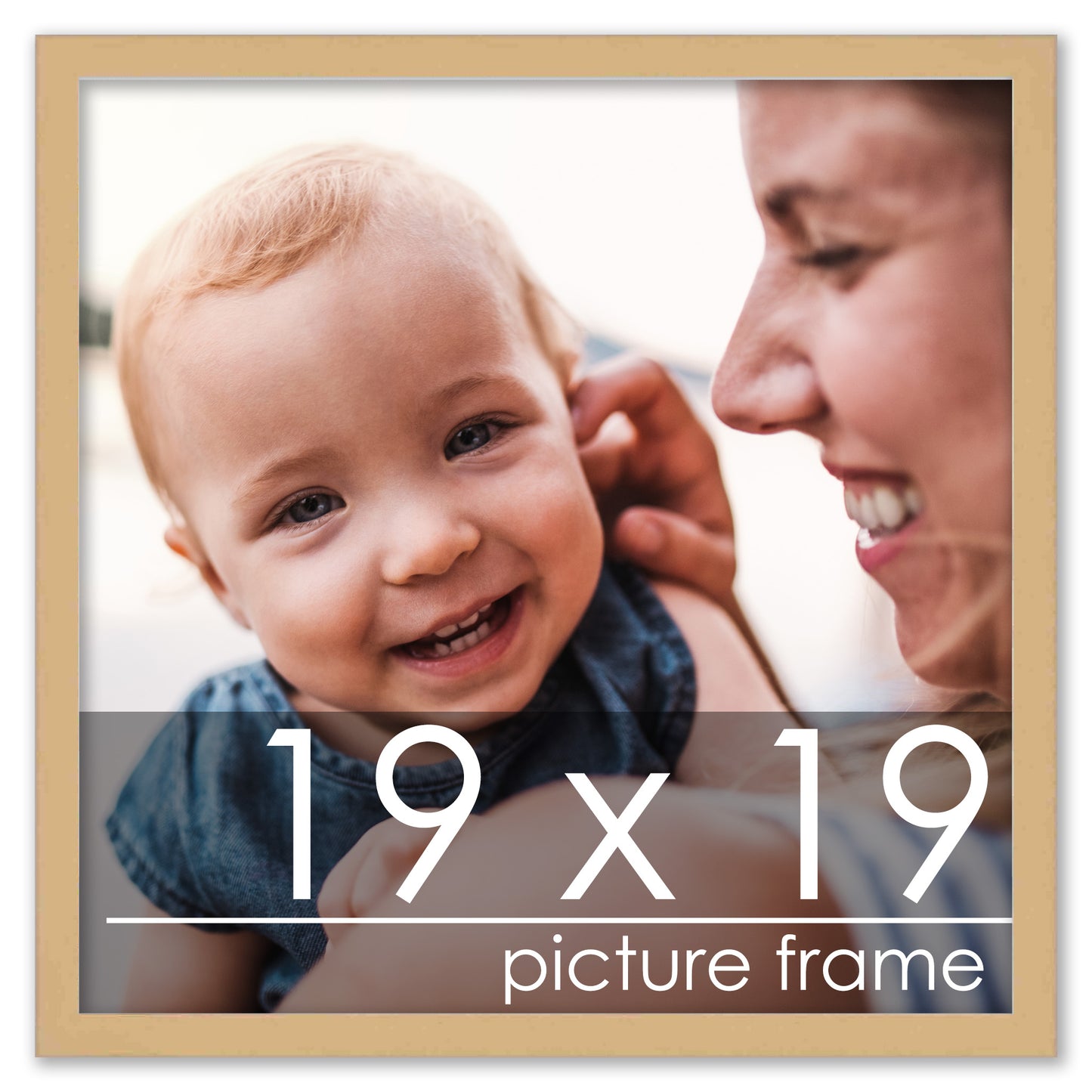 Traditional Natural Wood Picture Frame
