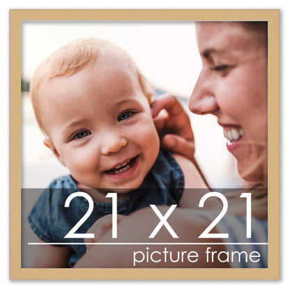 Traditional Natural Wood Picture Frame