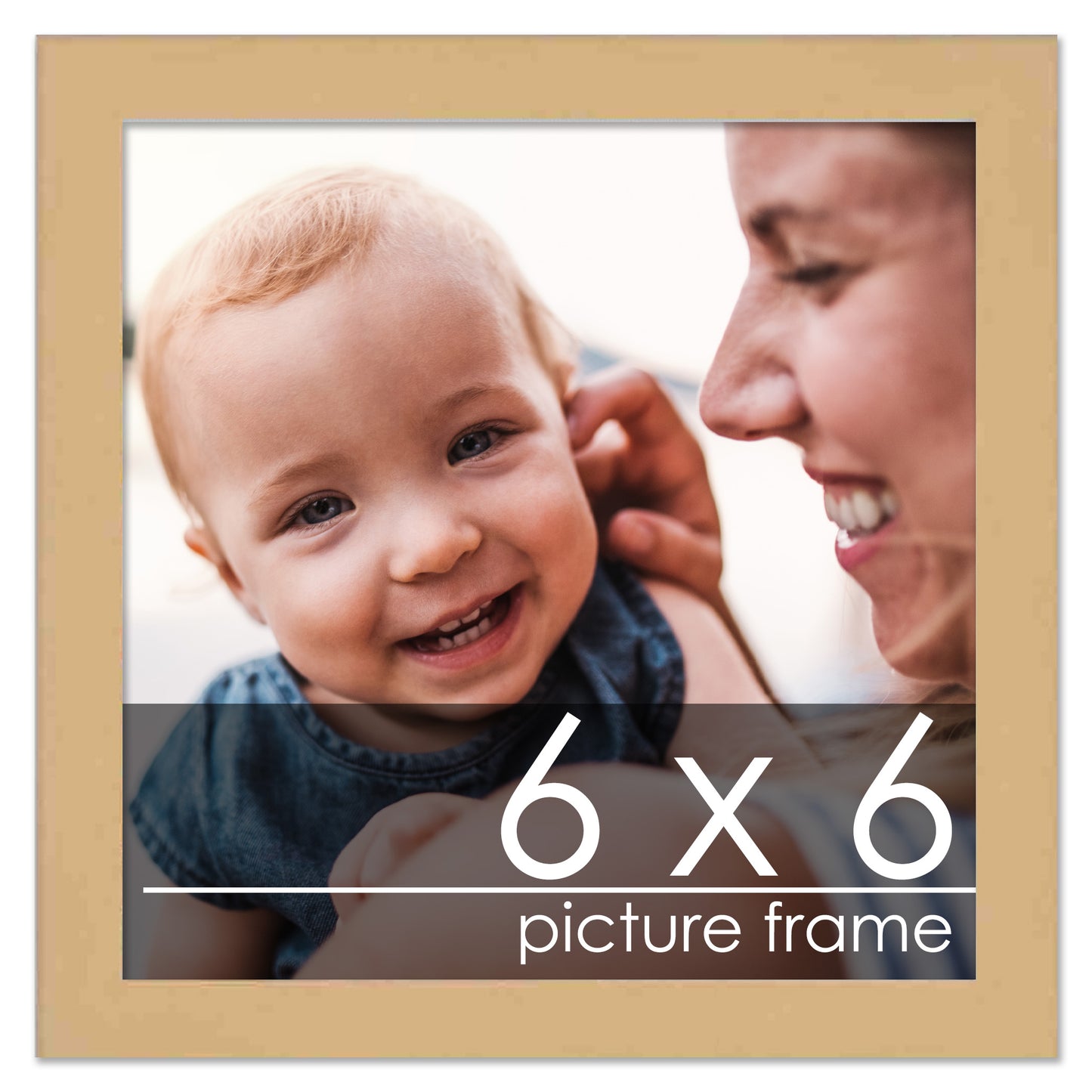 Traditional Natural Wood Picture Frame