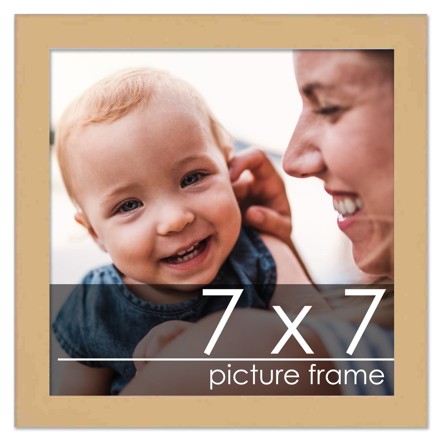 Traditional Natural Wood Picture Frame