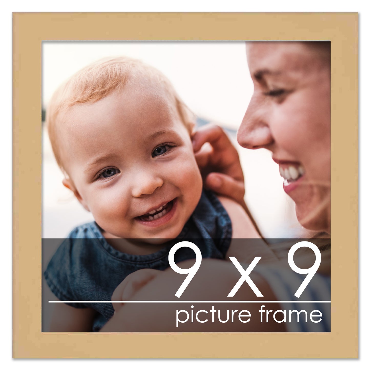 Traditional Natural Wood Picture Frame