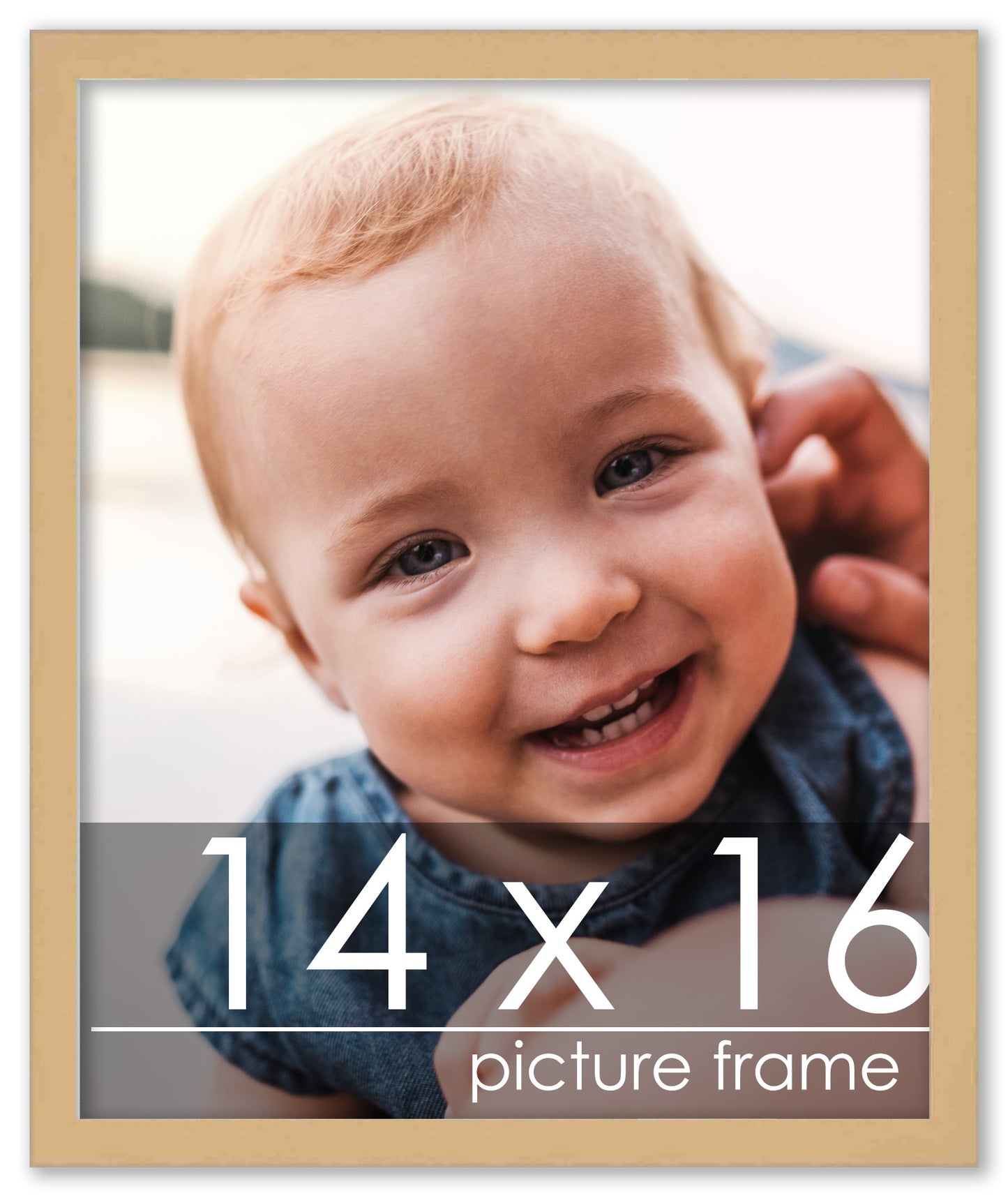 Traditional Natural Wood Picture Frame