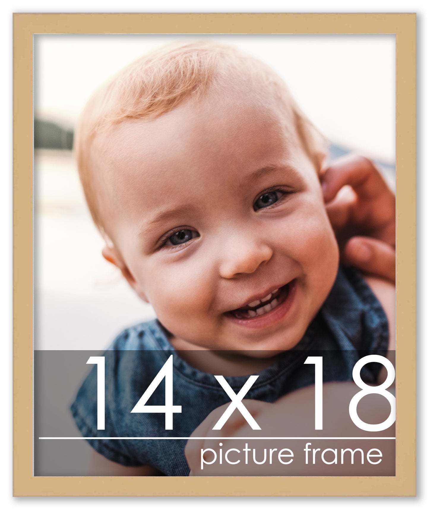 Traditional Natural Wood Picture Frame