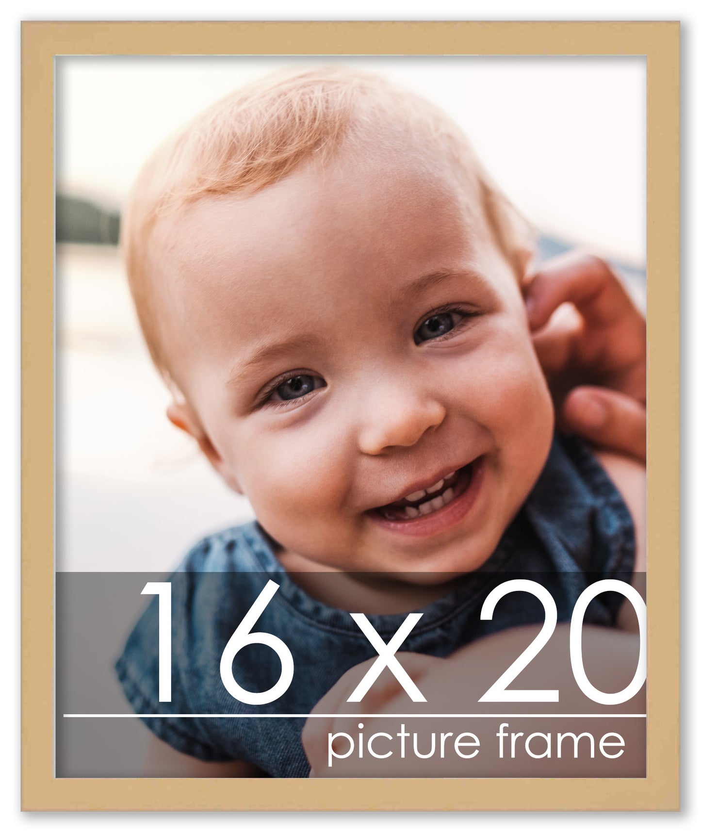Traditional Natural Wood Picture Frame