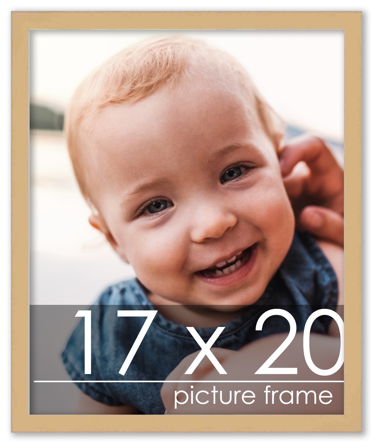 Traditional Natural Wood Picture Frame