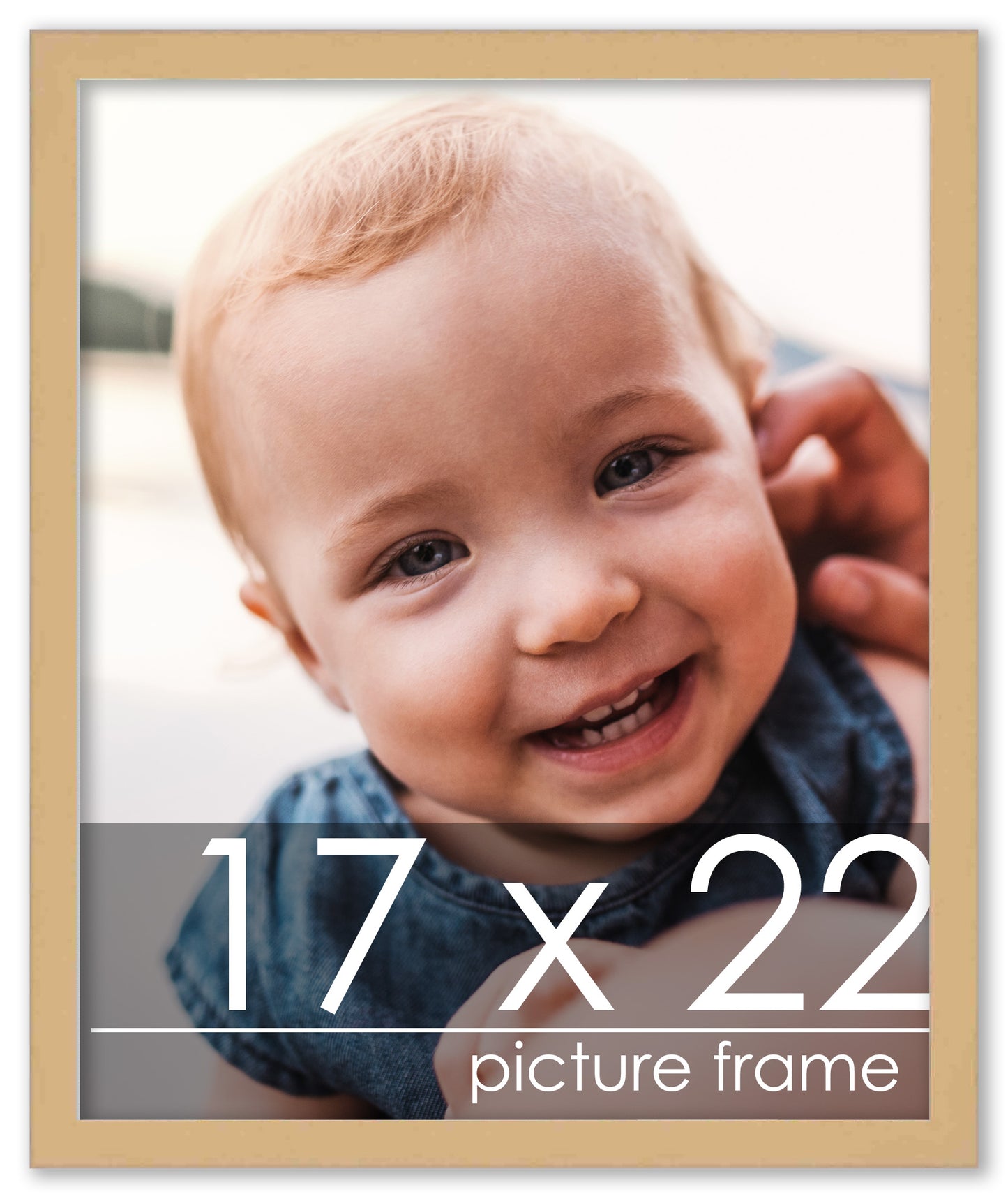 Traditional Natural Wood Picture Frame