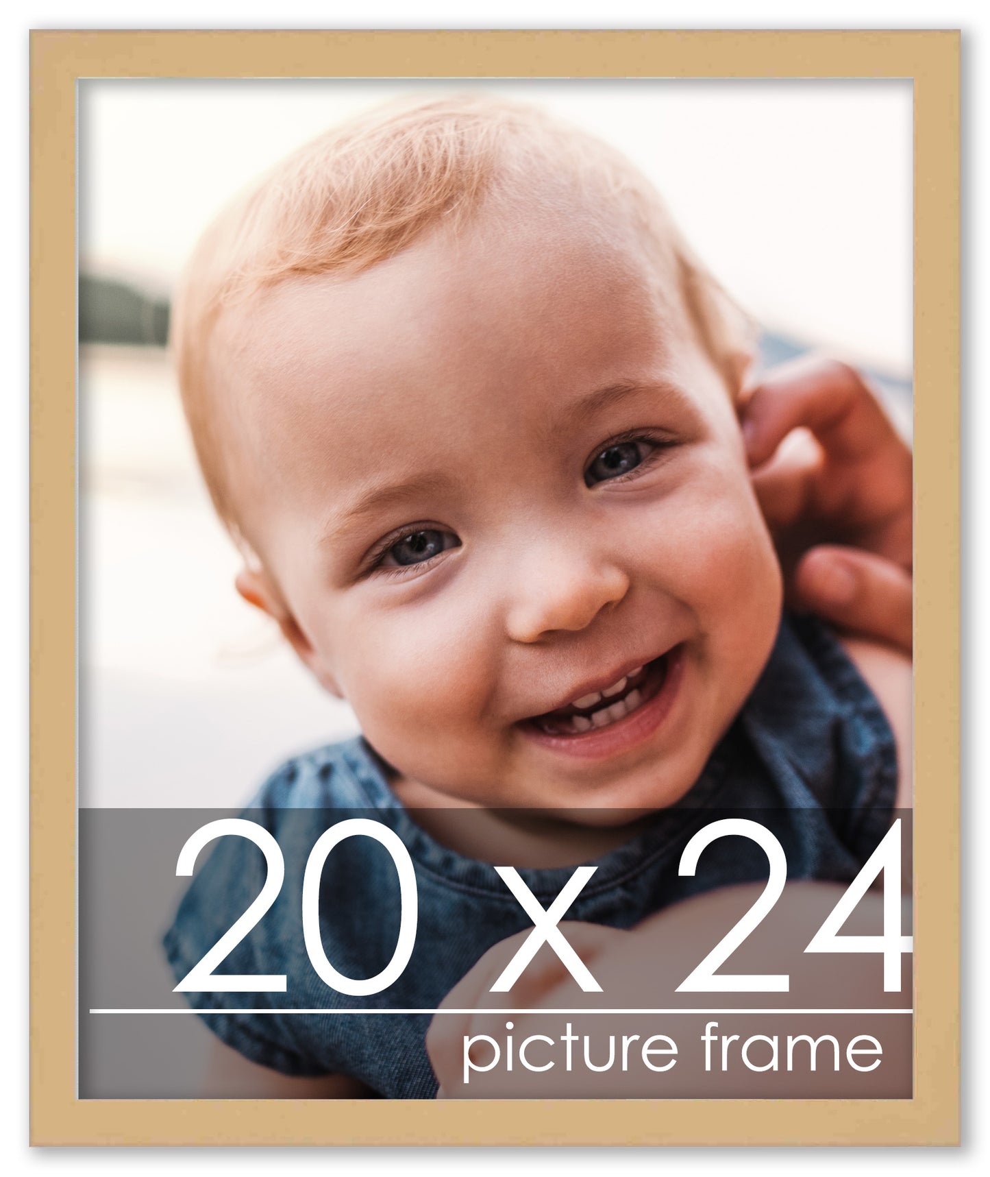Traditional Natural Wood Picture Frame