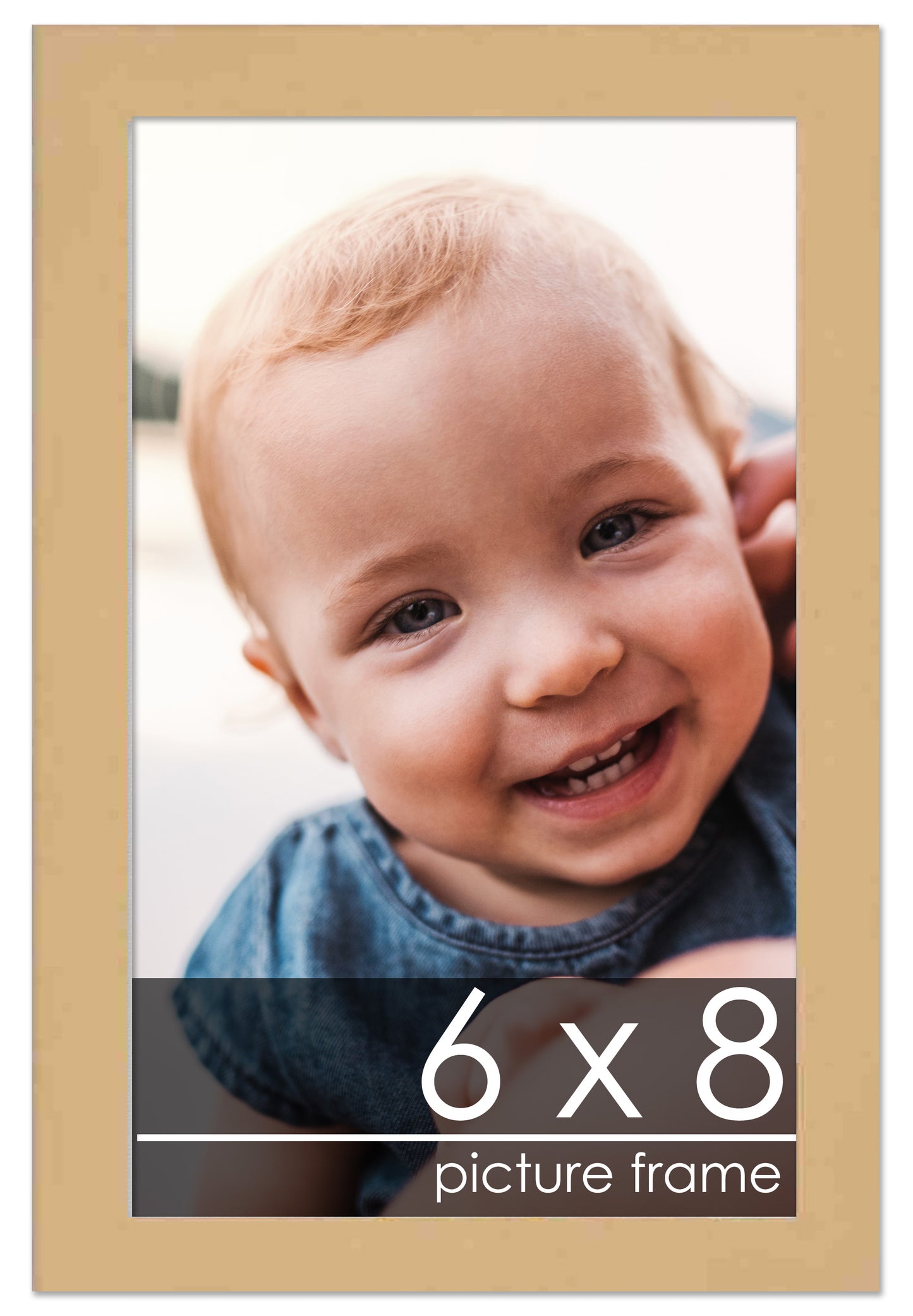 Traditional Natural Wood Picture Frame
