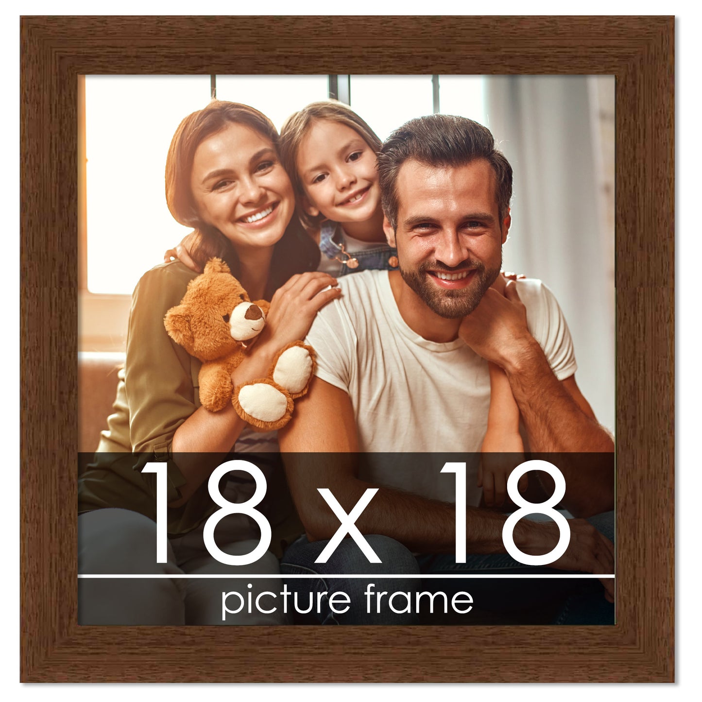 Traditional Walnut Wood Picture Frame