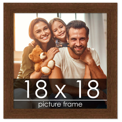 Traditional Walnut Wood Picture Frame