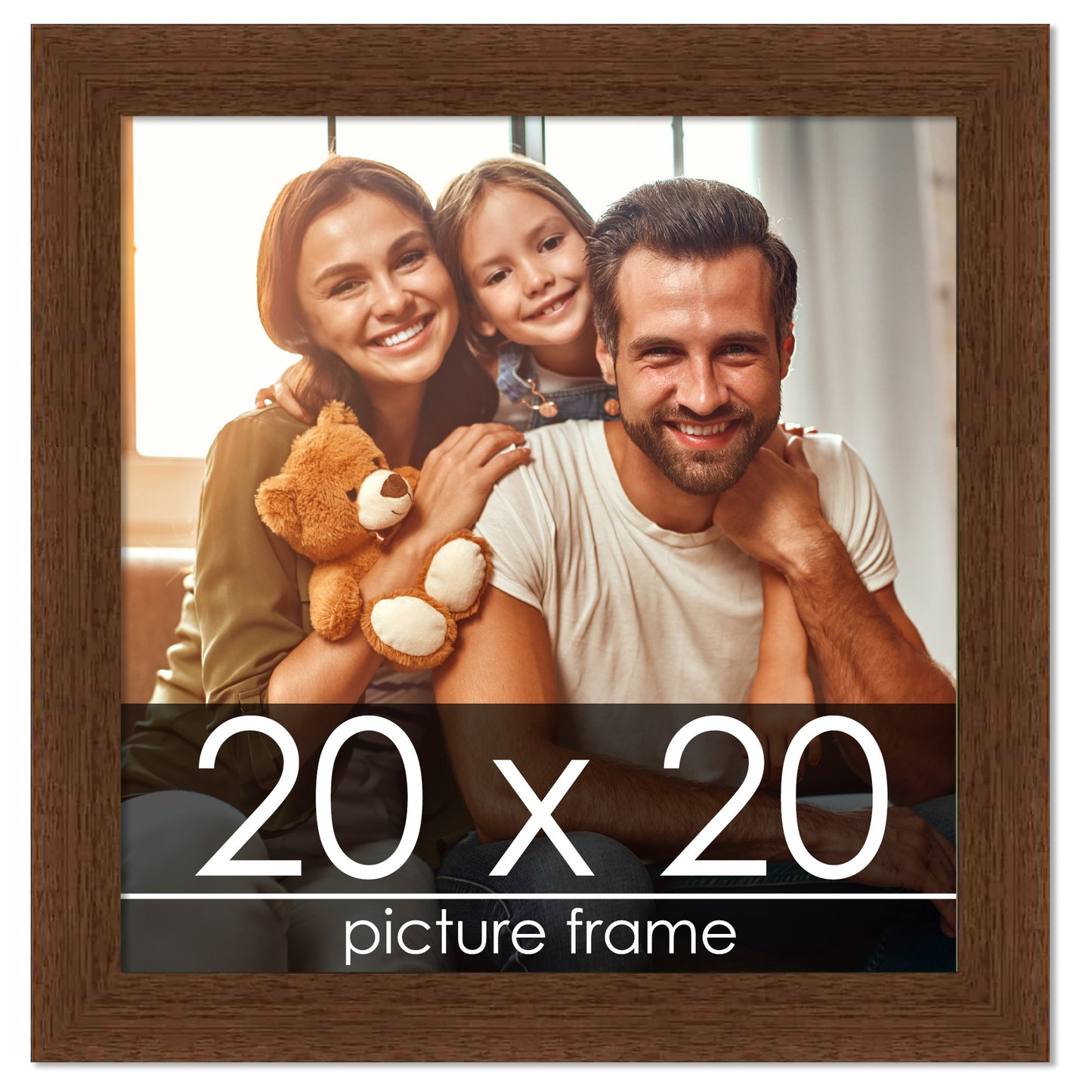Traditional Walnut Wood Picture Frame