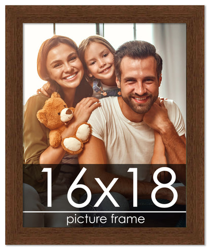Traditional Walnut Wood Picture Frame