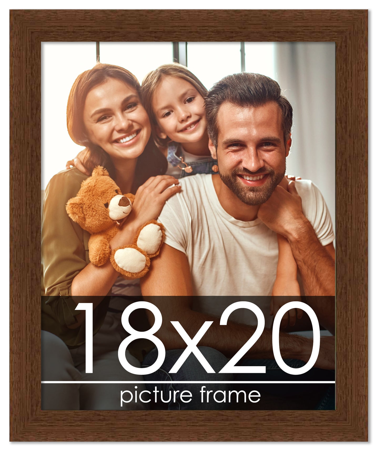 Traditional Walnut Wood Picture Frame