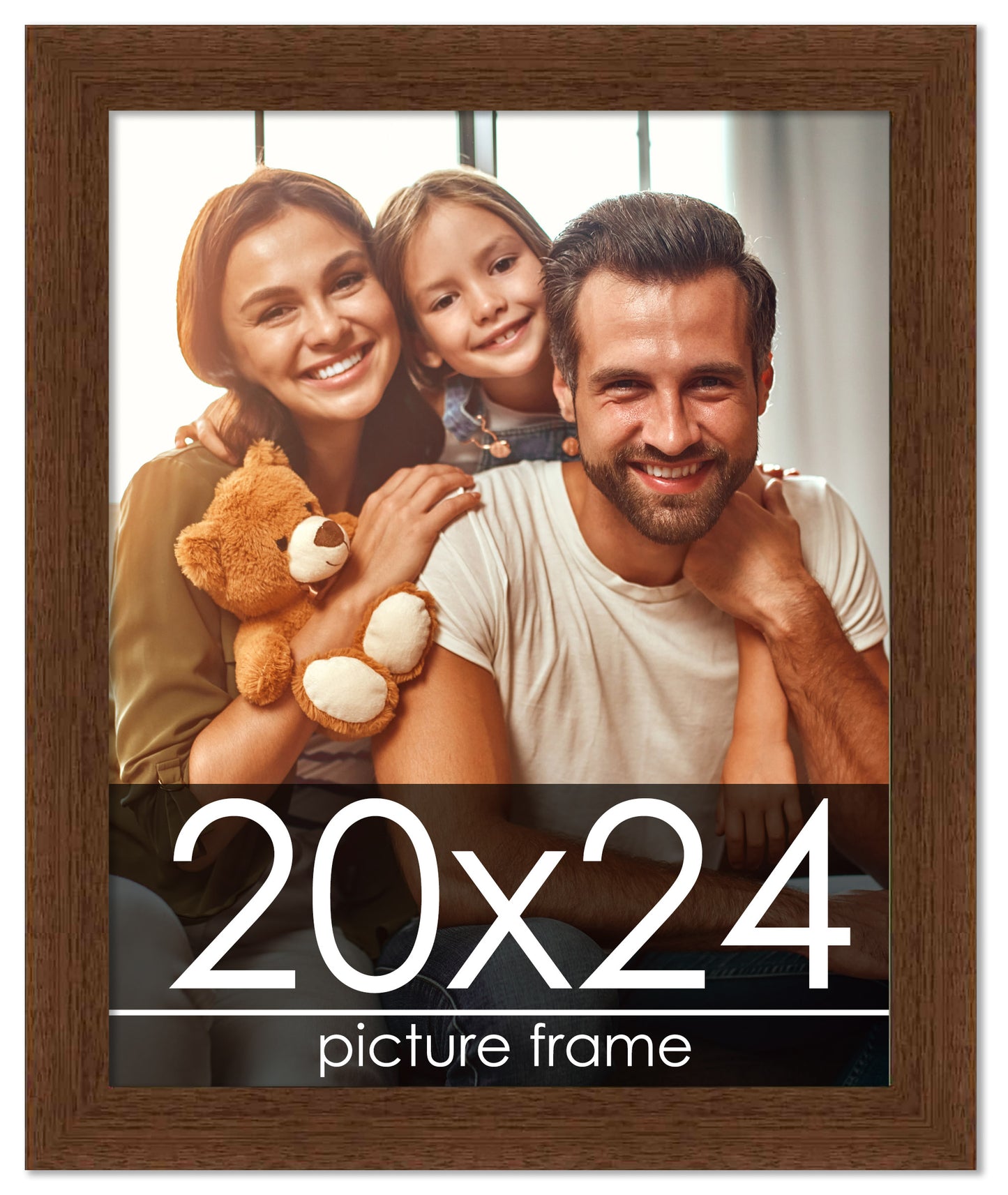 Traditional Walnut Wood Picture Frame