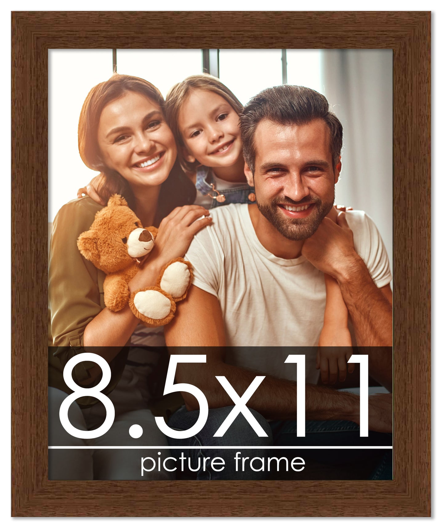 Traditional Walnut Wood Picture Frame