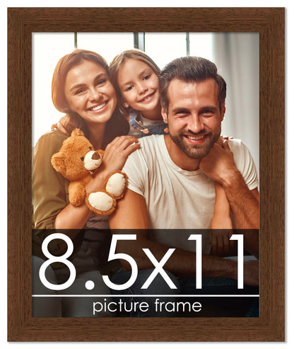 Traditional Walnut Wood Picture Frame
