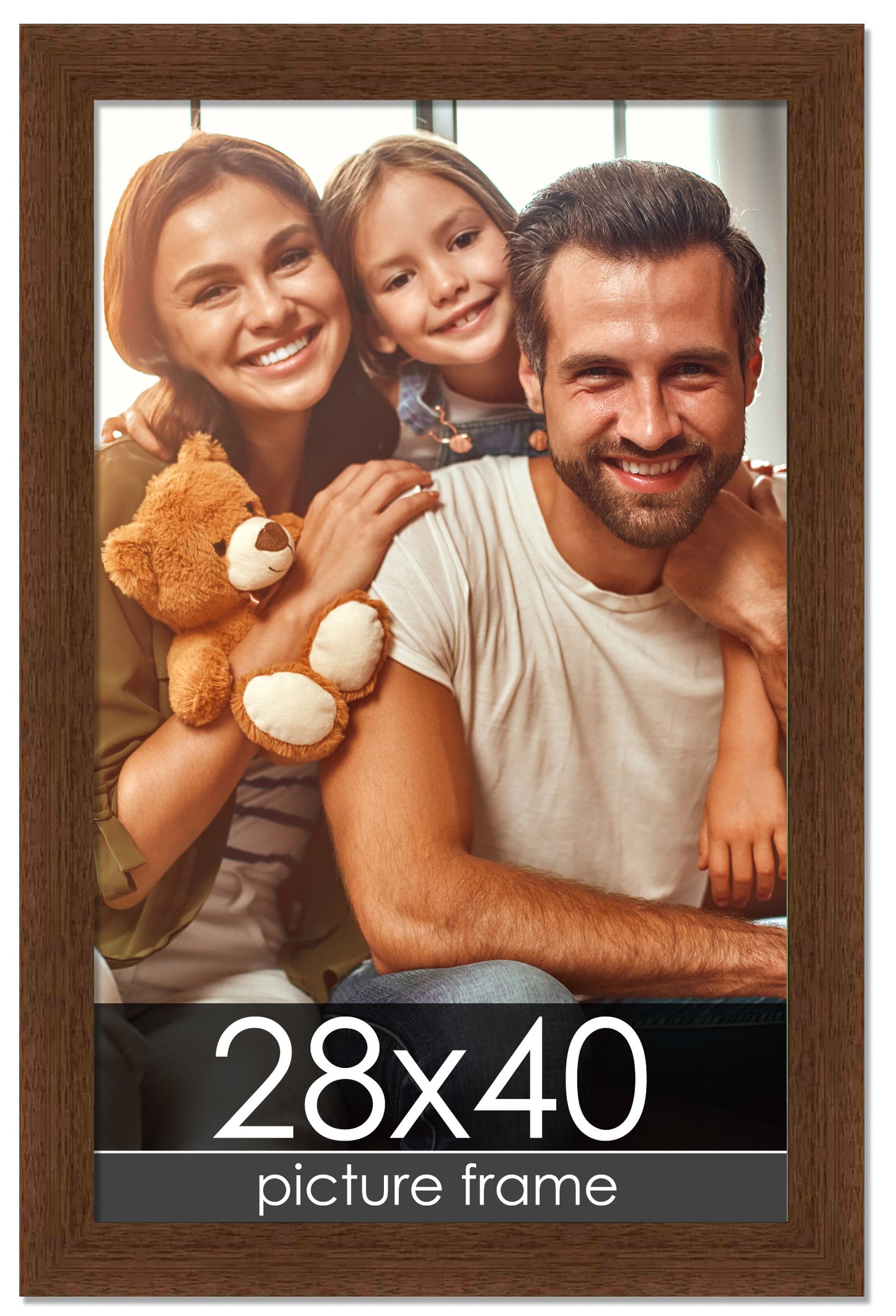 Traditional Walnut Wood Picture Frame