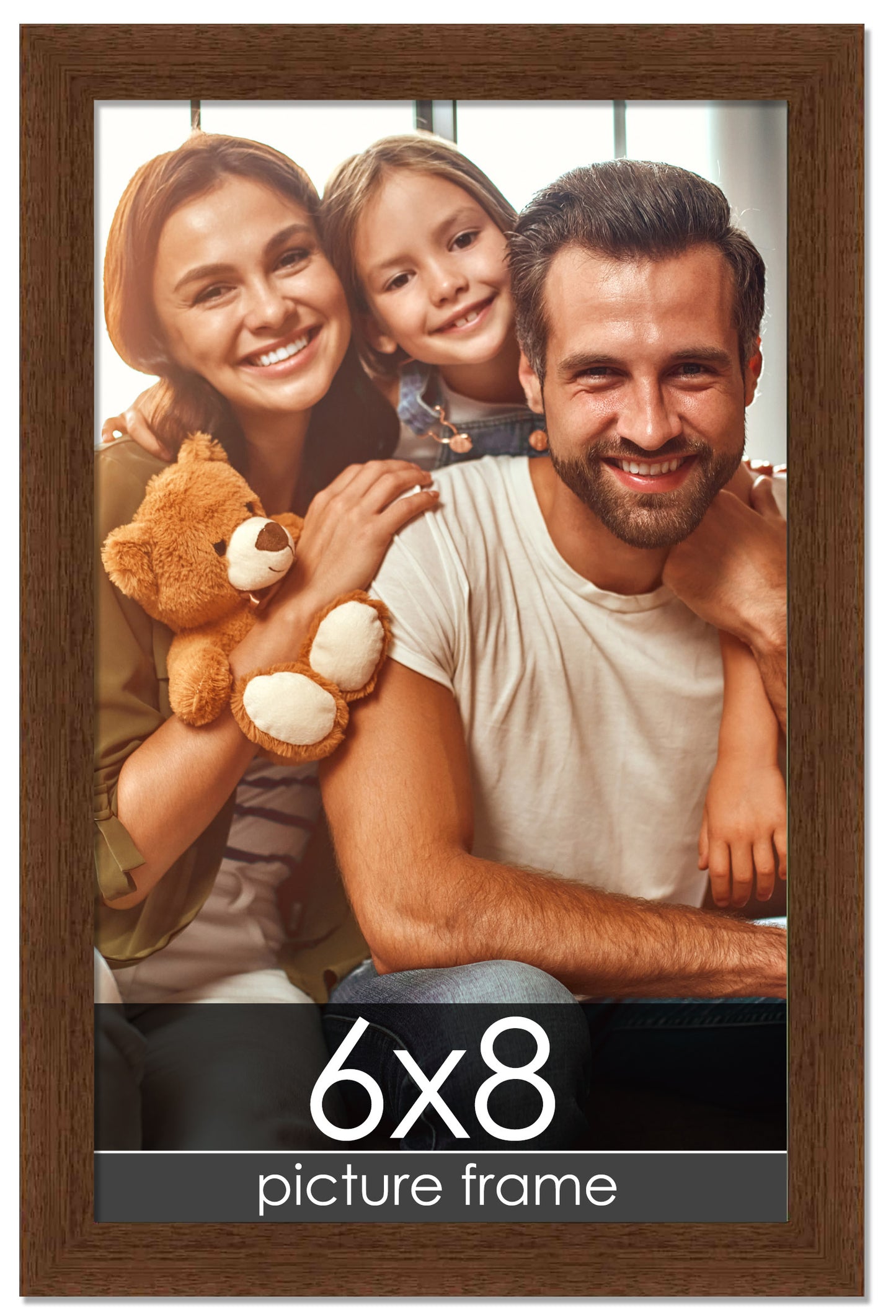 Traditional Walnut Wood Picture Frame