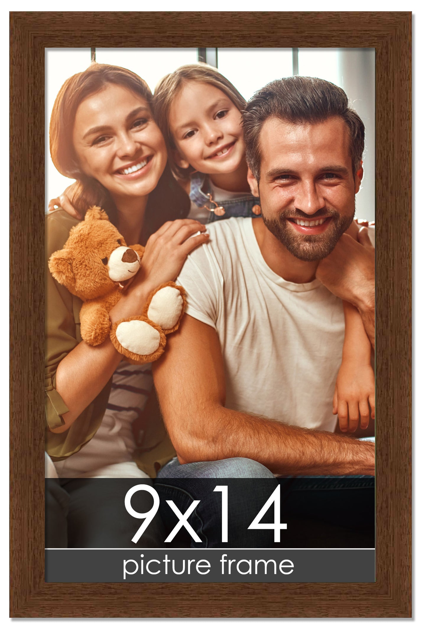 Traditional Walnut Wood Picture Frame