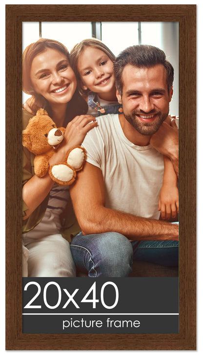 Traditional Walnut Wood Picture Frame