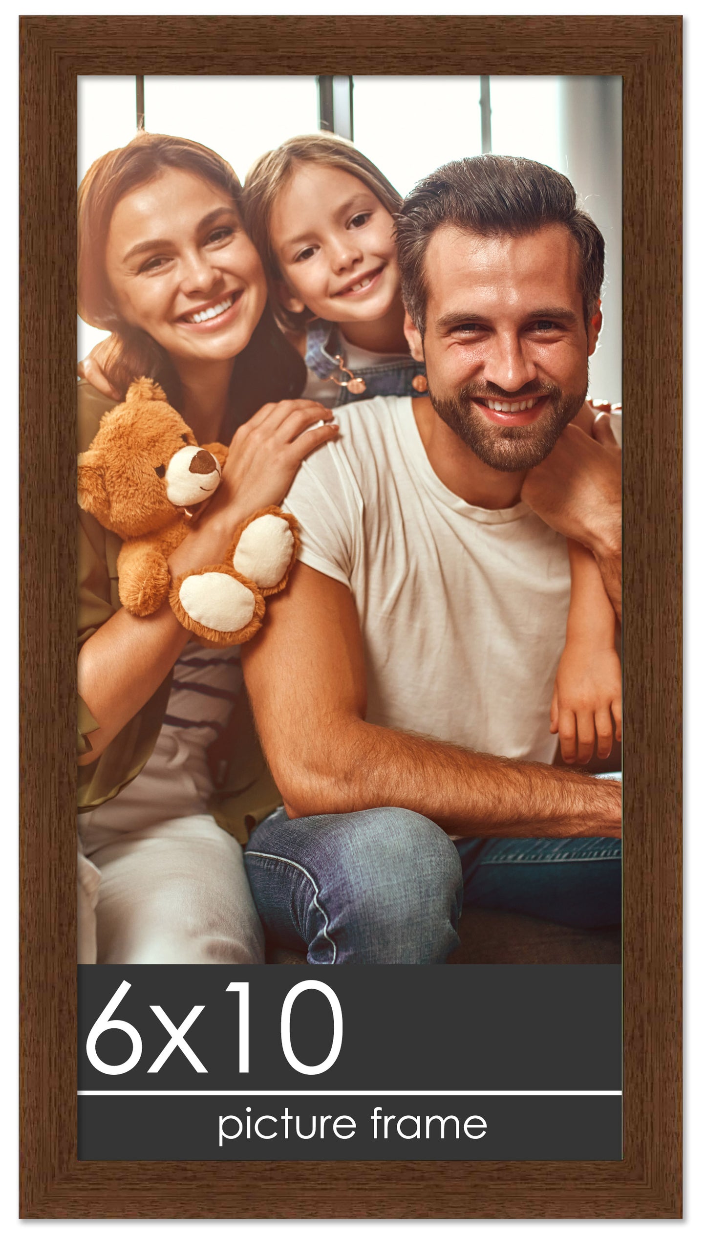 Traditional Walnut Wood Picture Frame